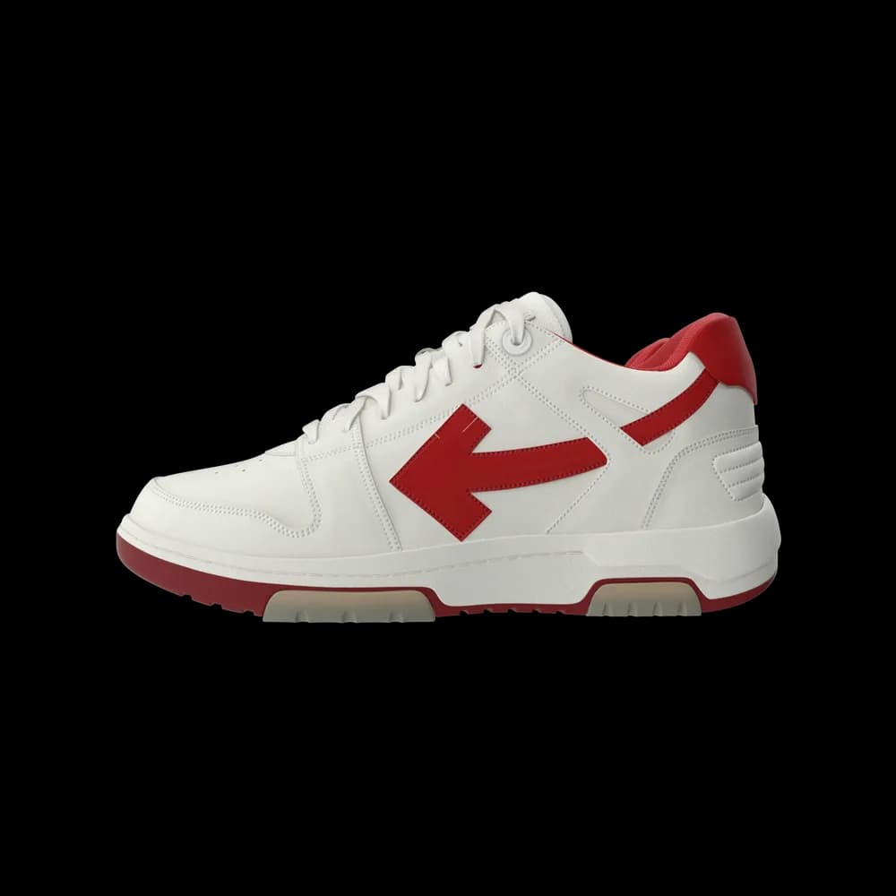 Everyday Sneakers, White & Red